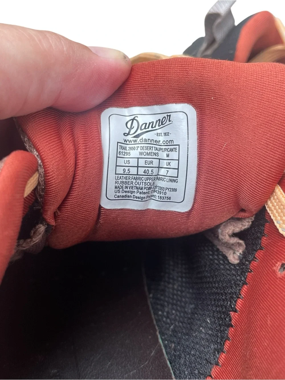 Danner Women’s Trail 2650 Sneakers, Size 9.5, EUC